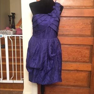 Max and Cleo One shoulder dress NWT. Size 10